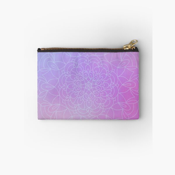 Item preview, Circular Modern Floral Sacred Geometric Art Retro Pastel Rainbow Mandala designed and sold by IZiets.