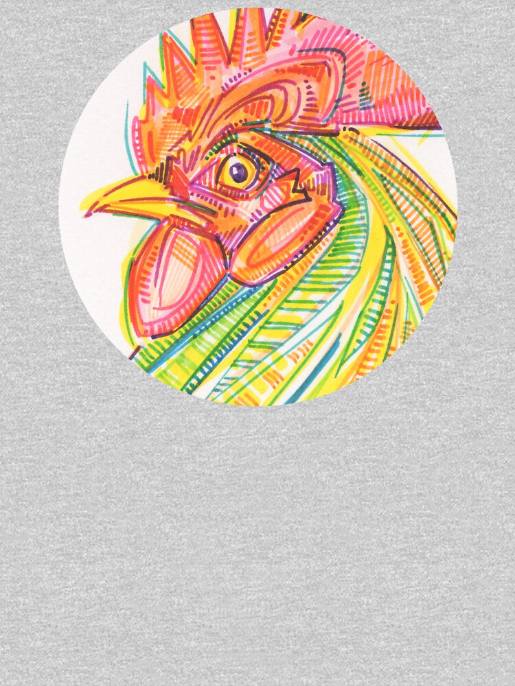 Rooster Drawing - 2017 by gwennpaints