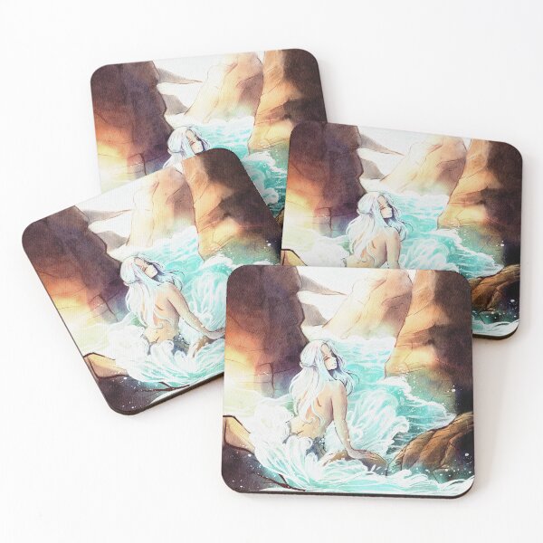 Item preview, Mermaid near the shore of the Algarve designed and sold by RoxaneAndBuns.