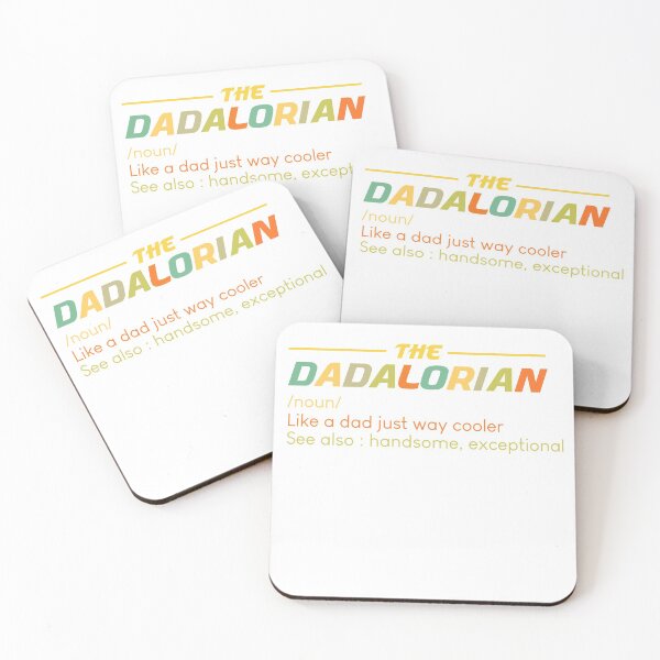 Item preview, THE DADALORIAN like a dad, just way cooler DAD DAY 2020 T-Shirt designed and sold by Nouni-abdo.