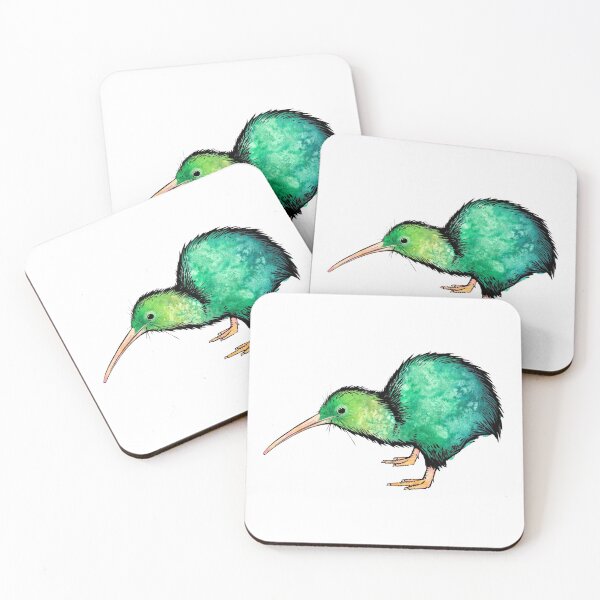 Item preview, Cute Kiwi - Watercolour Art designed and sold by a swarm of ants.
