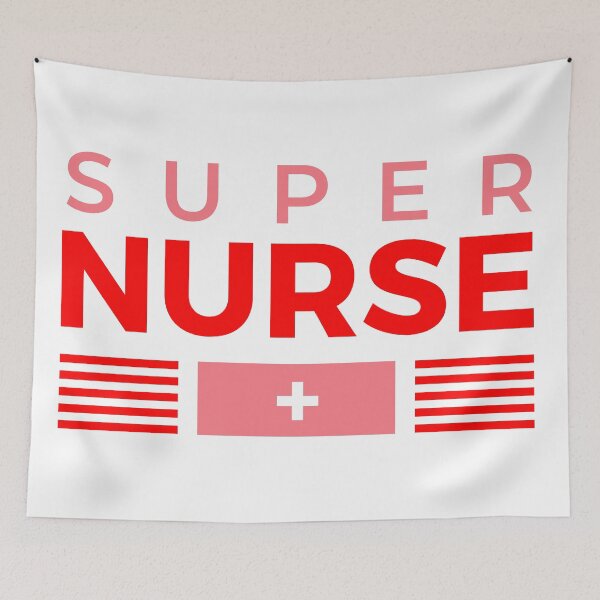 Item preview, I'm A Nurse, SUPER NURSE shirt designed and sold by Nour Elyakin.