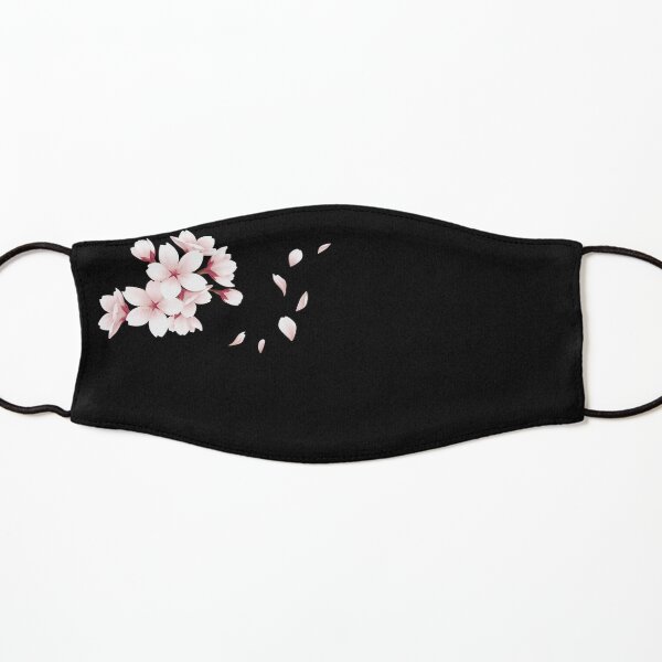 Jasmine flower in mask, sakura tree Kids Mask