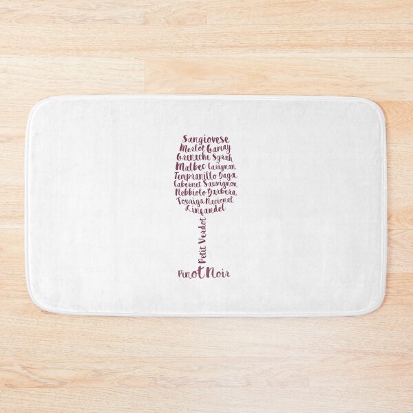 Item preview, Red Wine Varieties Glass designed and sold by printadorable.