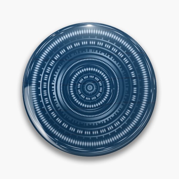 Item preview, HUD Rings. Technical, game, dashboard design in blue designed and sold by SparkleandSmile.