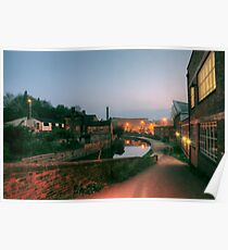 Canal and Tesco from Castle Street, Kidderminster Poster