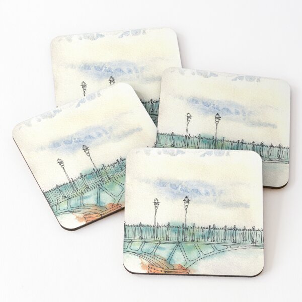 Item preview, On the Bridge Watercolor designed and sold by Janeclarbour.