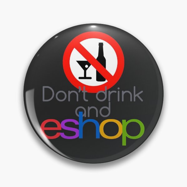 Item preview, Don't drink and eshop!! designed and sold by PrintPit.