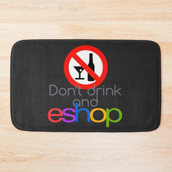 Item preview, Don't drink and eshop!! designed and sold by PrintPit.