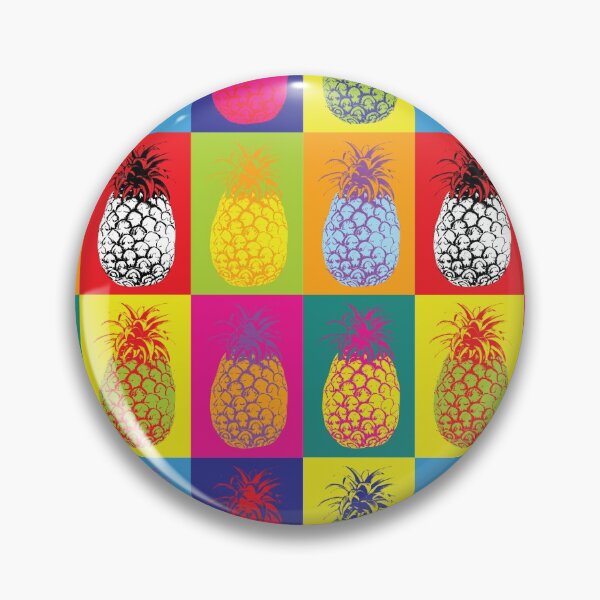 Item preview, Modern Art Pineapple Fruit Pop Art Graphic Illustration designed and sold by HotHibiscus.