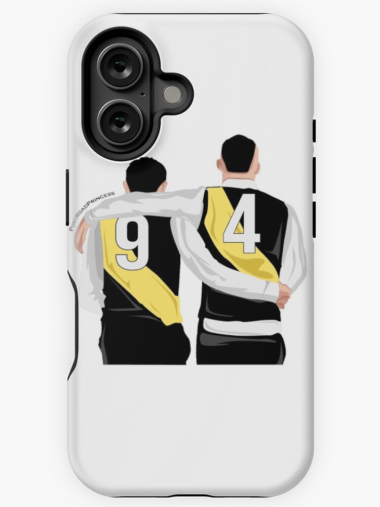 Thumbnail 1 of 4, iPhone Case, Dustin Martin, Trent Cotchin Departing designed and sold by PuntRdPrincess.