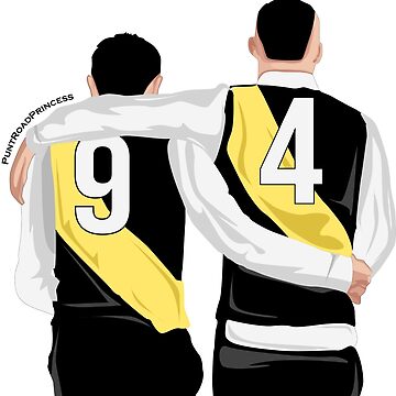 Artwork thumbnail, Dustin Martin, Trent Cotchin Departing by PuntRdPrincess
