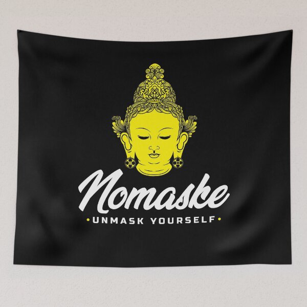Artikelvorschau, Nomaske - Nomaske Unmaske Yoga Corona Pandemie Virus Buddha entworfen und verkauft von Rzelemenz.