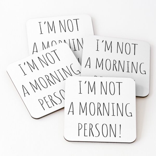 Item preview, I'm Not A Morning Person designed and sold by Cool Fun  Awesome Time.