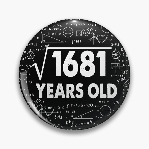 Item preview, Square Root of 1681 41th Birthday 41 Years Old Math Science Lover Gifts Nerdy Geeky Gift Idea designed and sold by smtworld.