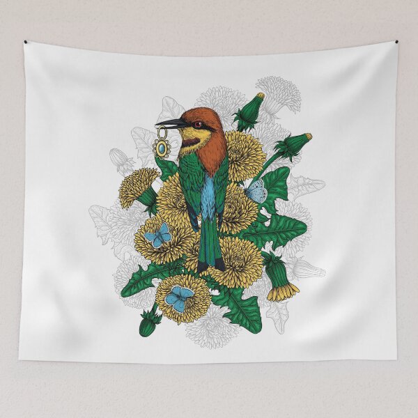 Item preview, The bee eater with the golden pendant designed and sold by Katerina Mitkova Kirilova.