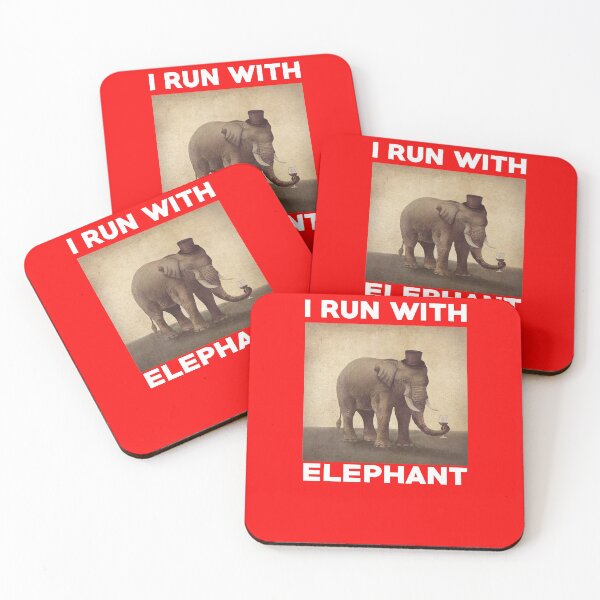 Item preview,  i run with elephant shirt tshirt tees designed and sold by mashaallah1993.