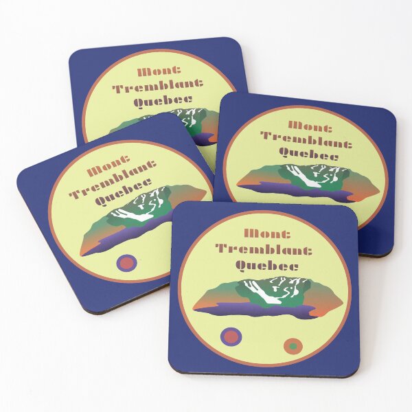 Item preview, Mont Tremblant Quebec Ski Resort, Illustration. designed and sold by Davey's Designs.