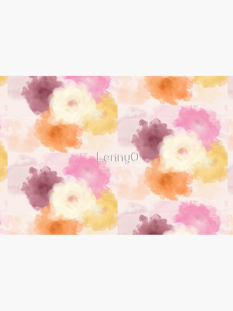 Soft Watercolor Rose Pattern by Lenny0