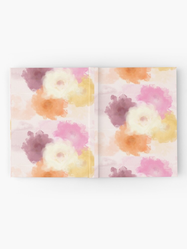 Alternate view of Soft Watercolor Rose Pattern Hardcover Journal