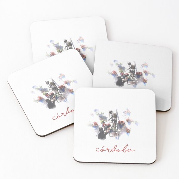 Item preview, CORDOBA - SPAIN - MINIMALIST - WATERCOLOUR - PATIOS OF CORDOBA  designed and sold by Tropical Blood.