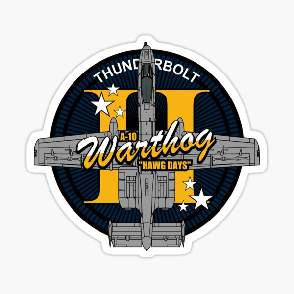 "A10 Warthog" Sticker for Sale by StrongVlad Redbubble