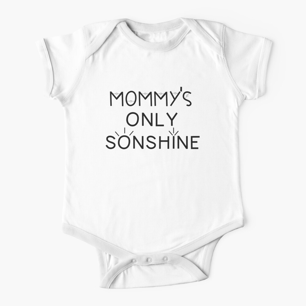 Mommy and Me Matching Shirts - Mommy's Only Sonshine Baby One-Piece