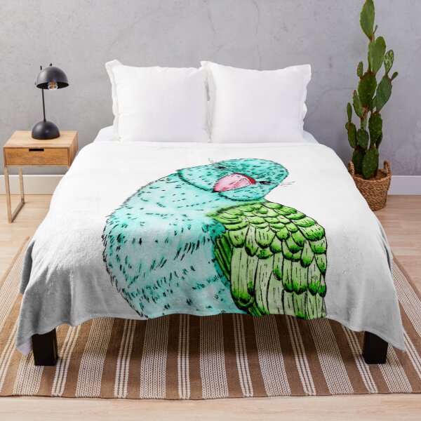Item preview, Kate Munns Parakeet Teal & Green designed and sold by Katemunns.
