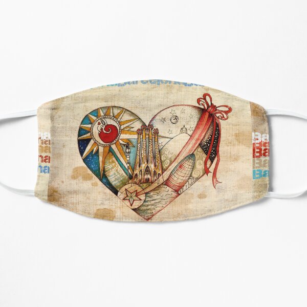 Barcelona Spirit - Vintage Flat Mask