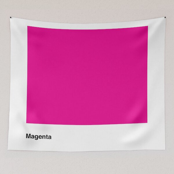 Item preview, Solid Colour Magenta with the word Magenta designed and sold by DavidMay.