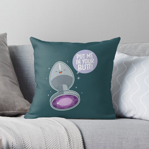 Make your butt look pretty! Throw Pillow for Sale by penandkink