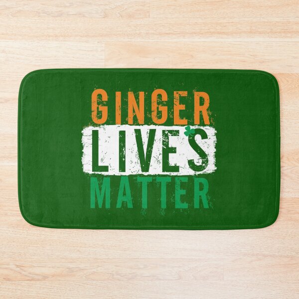 Item preview, Ginger Lives Matter Funny Irish St Patricks Day Humor Gift for Redhead vintage grunge red hair joke quote  designed and sold by alenaz.