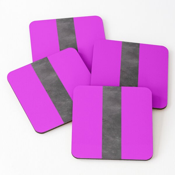 Item preview, Purple and black textured stripes designed and sold by tetibright.