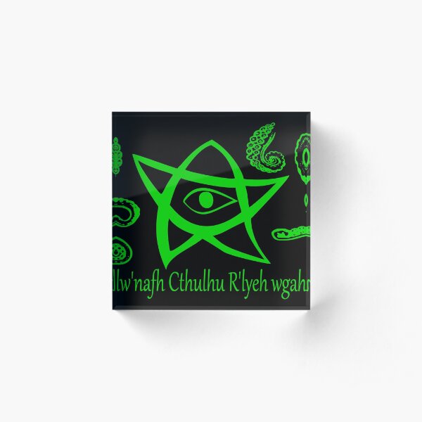 of Cthulhu Acrylic Block