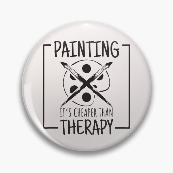 Artikelvorschau, Painting it´s cheaper than therapy entworfen und verkauft von Schmuddelshirt.