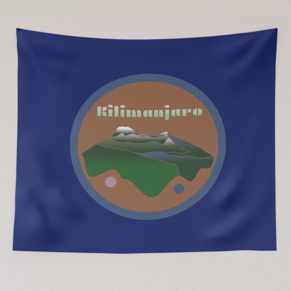 Item preview, Mount Kilimanjaro Illustration designed and sold by Davey's Designs.