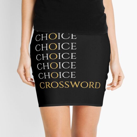 Crossword Mini Skirts for Sale Redbubble