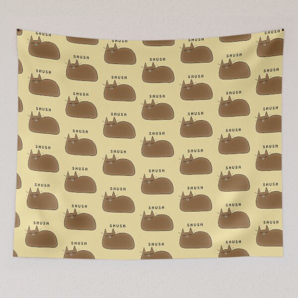 Item preview, Pessimistic Cats - Tan Shush designed and sold by Tsuki’s Corner.