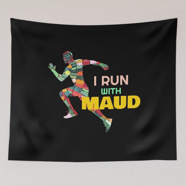 Item preview, I Run With Maud Justice for Ahmaud Arbery designed and sold by Combistudios.