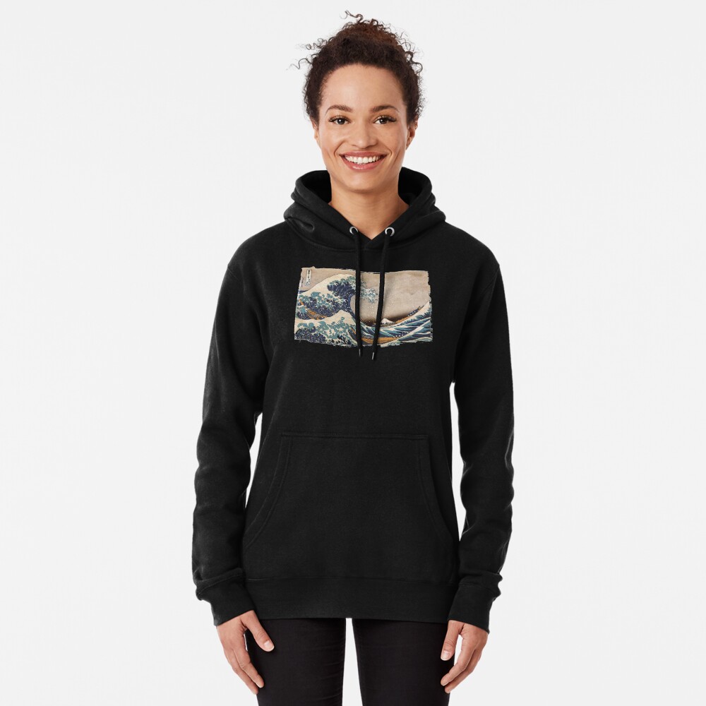 The Great Wave off Kanagawa Pullover Hoodie