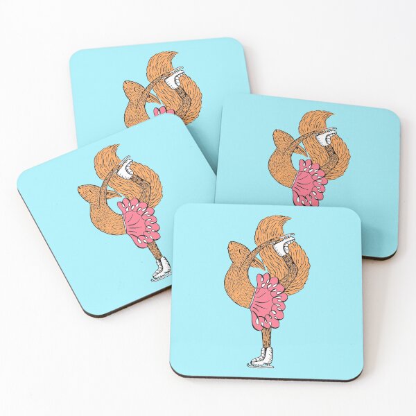 Item preview, Figure Skating Squirrel Doing a Biellmann Spin designed and sold by illucalliart.