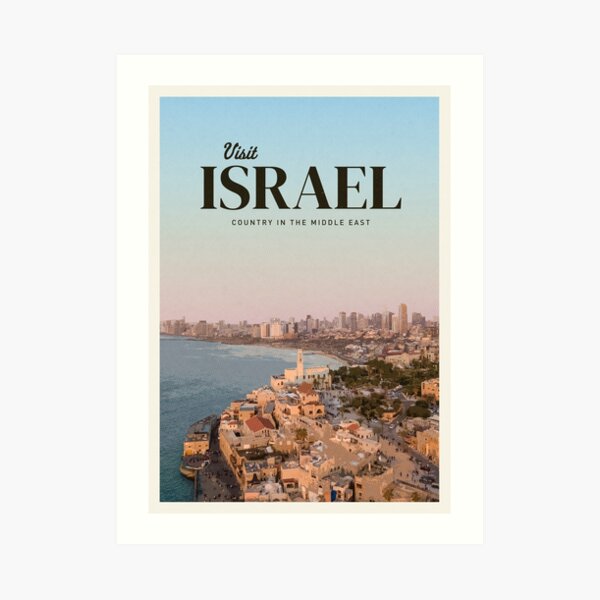 Visit Israel Art Print