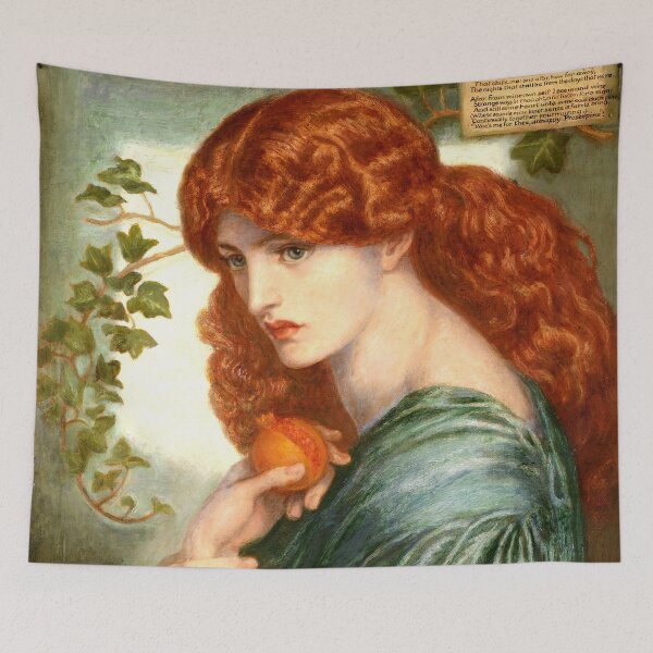 Item preview, Dante Gabriel Rossetti "Proserpine" designed and sold by Alexandra Dahl.