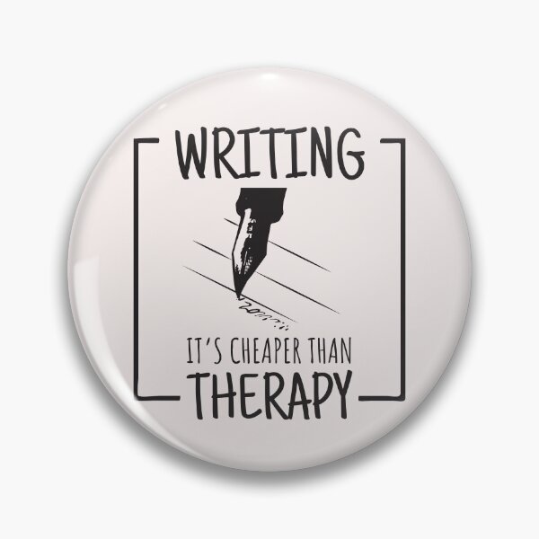 Artikelvorschau, Writing it´s cheaper than therapy entworfen und verkauft von Schmuddelshirt.