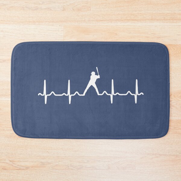 Item preview, Baseball Heartbeat Player Silhouette Holding Baseball Bat Lover Fan Gift  designed and sold by alenaz.