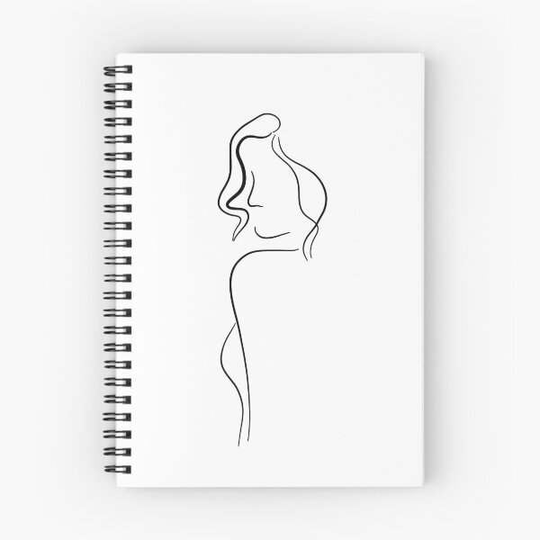 Item preview, Minimalist Woman Line Art Sketch - Sultry Susanna designed and sold by Melody Watson.