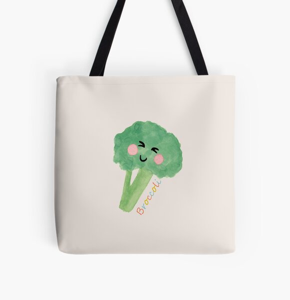 The Cheeky Broccoli All Over Print Tote Bag