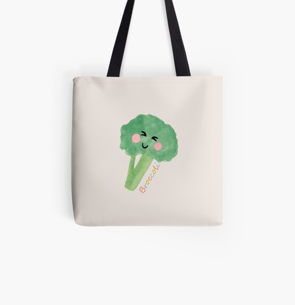 The Cheeky Broccoli All Over Print Tote Bag