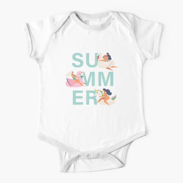 Swimming pool Short Sleeve Baby One-Piece