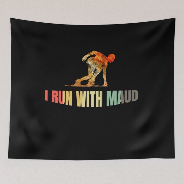 Item preview, I Run With Maud Justice for Ahmaud Arbery designed and sold by Combistudios.